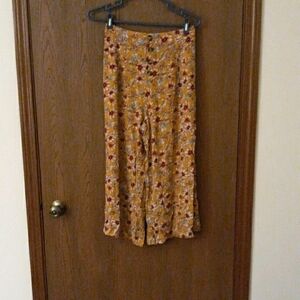 AE Floral Wide Leg Pants